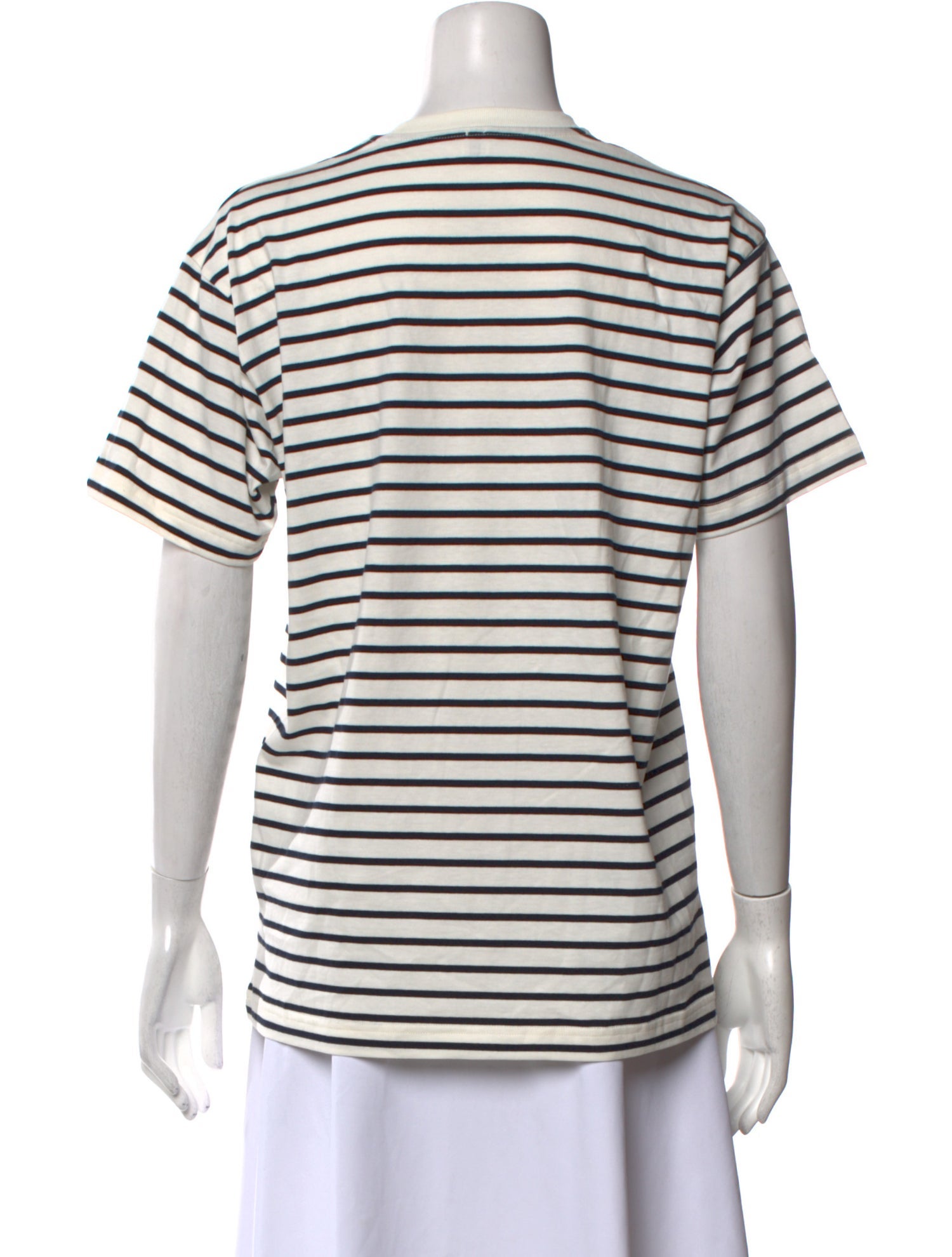 TOTEME Striped Crew Neck T-Shirt